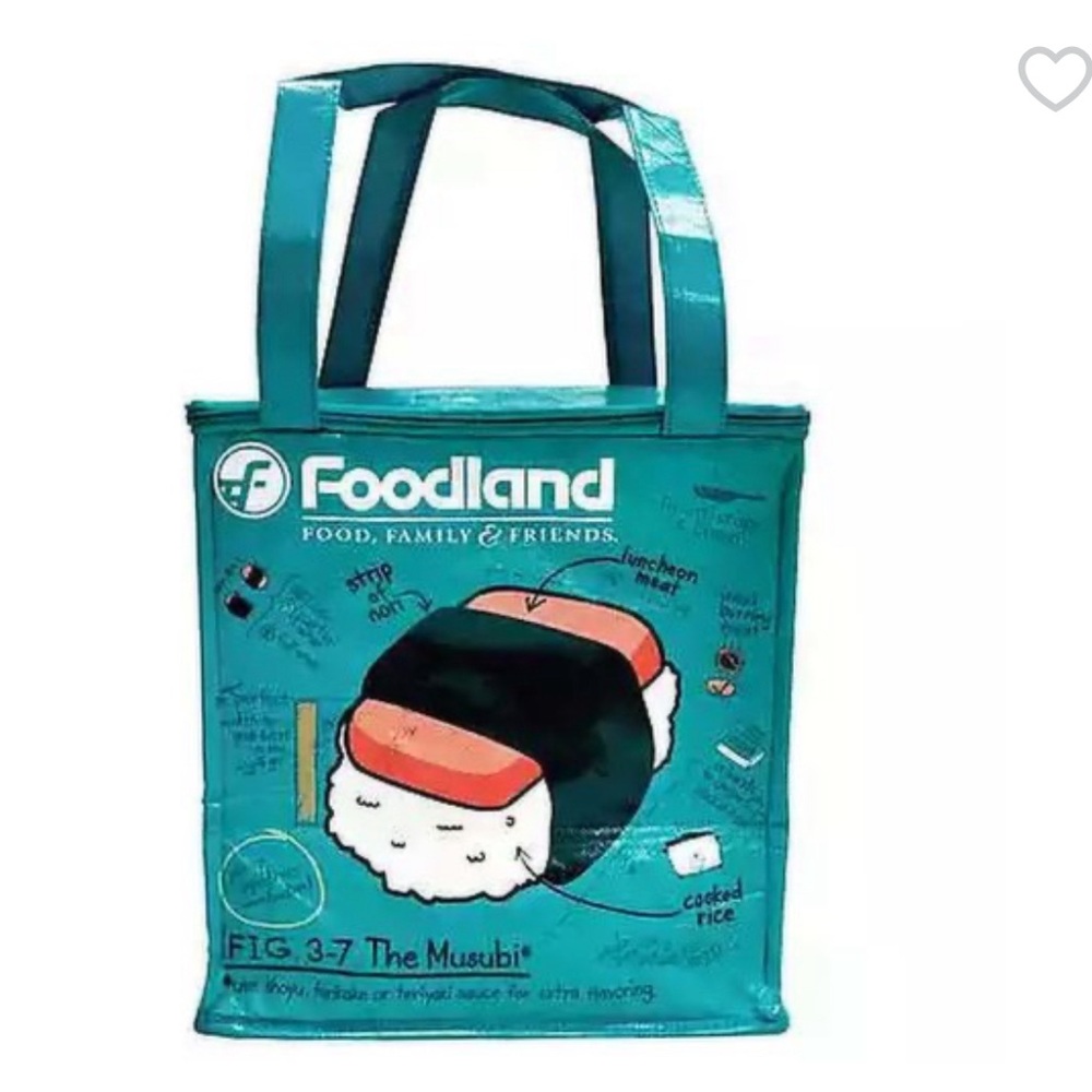 Foodland Hawaii Spam Musubi Insulated Reusable Grocery Bag